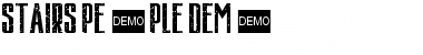 Download Stairs People DEMO Regular Font