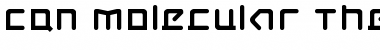 Download CQN-Molecular-Thermo Regular Font Title Preview