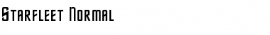 Download Starfleet Normal Font Title Preview