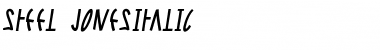 Download Steel Italic Font