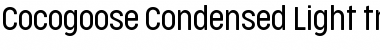 Download Cocogoose Condensed Trial Light Font Title Preview
