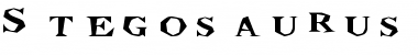 Download StegosaurusExtended Regular Font