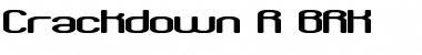 Download Crackdown R BRK Regular Font Title Preview