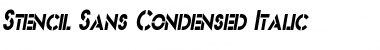 Download Stencil SansCondensed Font