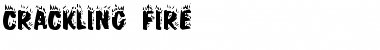 Download Crackling Fire Font Title Preview