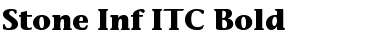 Download Stone Inf ITC Medium Bold Font