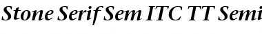 Download Stone Serif Sem ITC TT SemiIta Font