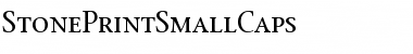 Download StonePrintSmallCaps Regular Font
