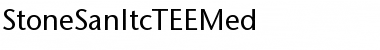 Download StoneSanItcTEEMed Font