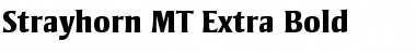 Download Strayhorn MT Extra Bold Regular Font