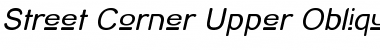 Download Street Corner Upper Oblique Regular Font