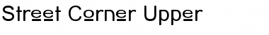 Download Street Corner Upper Font