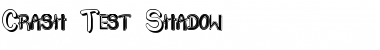 Download Crash  Test Shadow Regular Font Title Preview