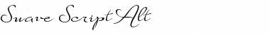 Download Suave Script Alt Font