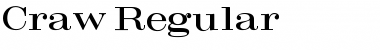 Download Craw Regular Font Title Preview