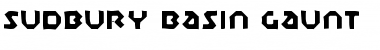 Download Sudbury Basin Gaunt Regular Font