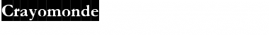 Download Crayomonde Regular Font Title Preview