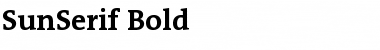 Download Sun Serif- Bold Font
