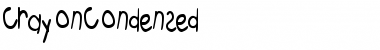 Download CrayonCondensed Regular Font Title Preview