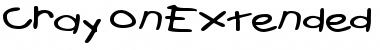 Download CrayonExtended Regular Font Title Preview