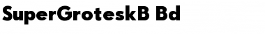 Download SuperGroteskB Font