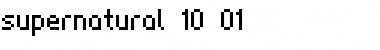 Download supernatural_10_01 Regular Font