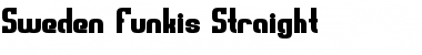 Download Sweden Funkis Straight Regular Font