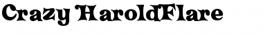 Download Crazy HaroldFlare Regular Font Title Preview