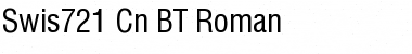 Download Swis721 Cn BT Roman Font