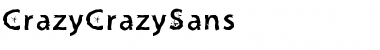 Download CrazyCrazySans Regular Font Title Preview