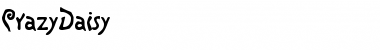Download CrazyDaisy Regular Font Title Preview