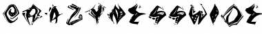 Download CrazyNessWide Regular Font Title Preview