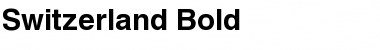 Download Switzerland Bold Font