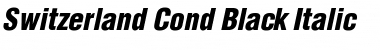 Download Switzerland Cond Black Italic Font