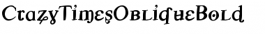 Download CrazyTimesOblique Regular Font Title Preview