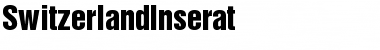 Download SwitzerlandInserat Regular Font