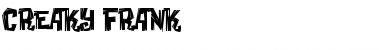 Download Creaky Frank Medium Font Title Preview