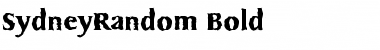 Download SydneyRandom Bold Font