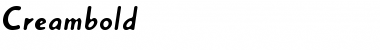 Download Creambold Regular Font Title Preview