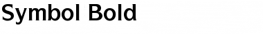 Download Symbol Bold Font