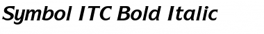 Download Symbol ITC Bold Italic Font