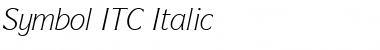 Download Symbol ITC Italic Font