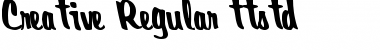 Download Creative Regular Font Title Preview