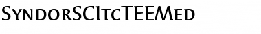 Download SyndorSCItcTEEMed Regular Font