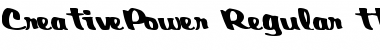 Download CreativePower Regular Font Title Preview