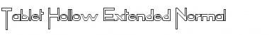 Download TabletHollowExtended Font