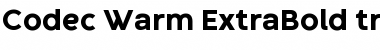 Download Codec Warm Trial ExtraBold Font Title Preview