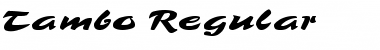 Download Tambo Regular Font Title Preview