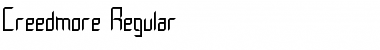 Download Creedmore Regular Font Title Preview