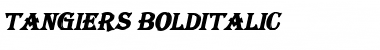 Download Tangiers BoldItalic Font Title Preview